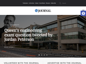 'queensjournal.ca' screenshot