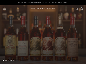 'whiskeycaviar.com' screenshot