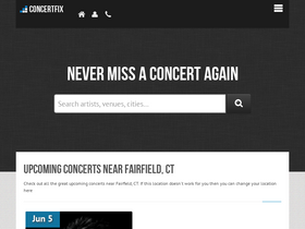 'concertfix.com' screenshot