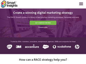 'smartinsights.com' screenshot