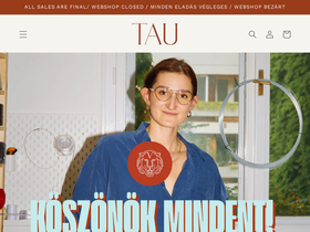 taubudapest.com homepage screenshot