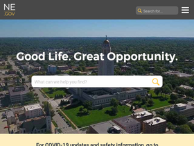 'nebraska.gov' screenshot