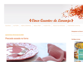 'cincoquartosdelaranja.com' screenshot