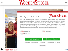 'wochenspiegellive.de' screenshot
