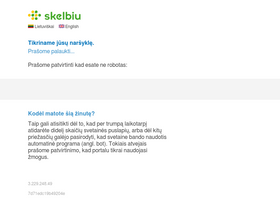 'skelbiu.lt' screenshot