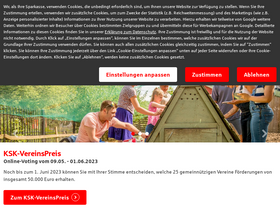 'ksk-ratzeburg.de' screenshot