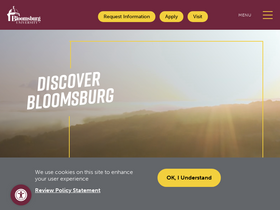 'bloomu.edu' screenshot