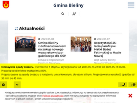 'bieliny.pl' screenshot