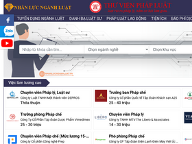 'nhanlucnganhluat.vn' screenshot