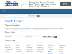 'insideprison.com' screenshot