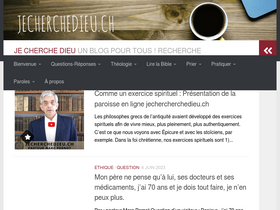 'jecherchedieu.ch' screenshot