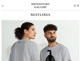 Hnizdovsky Gallery homepage screenshot