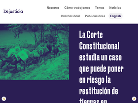 'dejusticia.org' screenshot