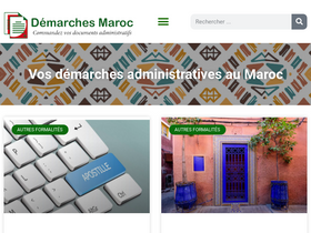 'demarchesmaroc.com' screenshot