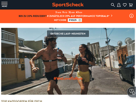'sportscheck.ch' screenshot
