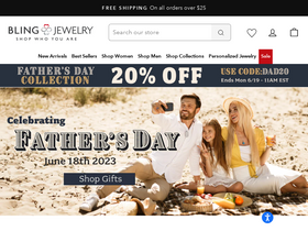 'blingjewelry.com' screenshot