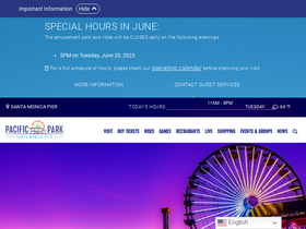 'pacpark.com' screenshot