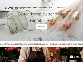 fantakfloral.com homepage screenshot