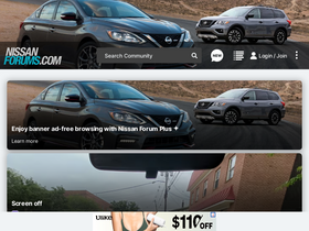 'nissanforums.com' screenshot