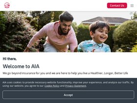 'aia.com' screenshot