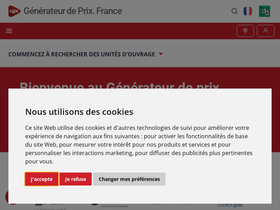 'prix-construction.info' screenshot