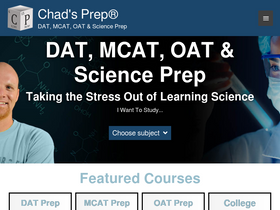 'chadsprep.com' screenshot