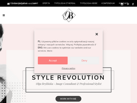 'olgabrylinska.com' screenshot