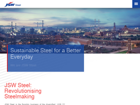 'jswsteel.in' screenshot