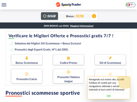 'sportytrader.it' screenshot