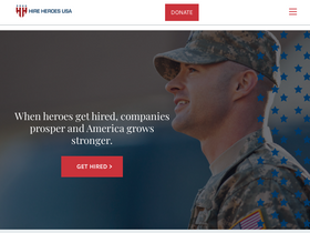 'hireheroesusa.org' screenshot