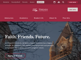 'friends.edu' screenshot