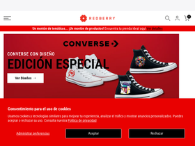 redberryshoes.mx homepage screenshot