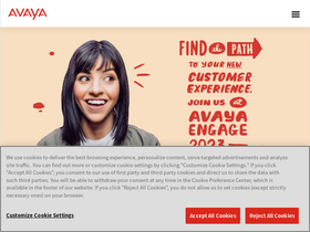 'avaya.com' screenshot