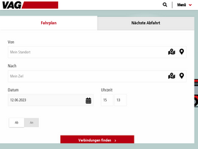 'vag.de' screenshot