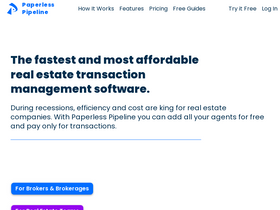 'paperlesspipeline.com' screenshot