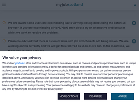 'myjobscotland.gov.uk' screenshot