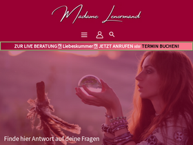 'madame-lenormand.de' screenshot