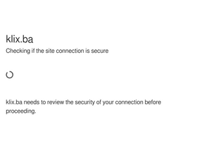 'klix.ba' screenshot