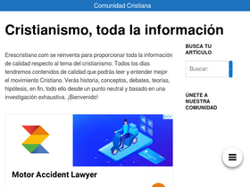 'erescristiano.com' screenshot