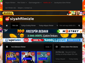 'siyahfilmizle.info' screenshot