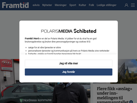 'framtidinord.no' screenshot