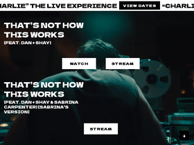 'charlieputh.com' screenshot