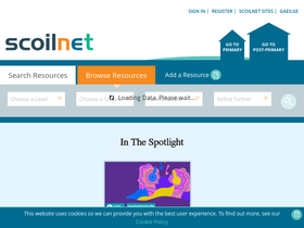 'scoilnet.ie' screenshot