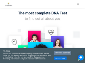 'tellmegen.com' screenshot