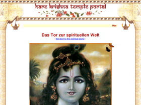 'harekrsna.de' screenshot