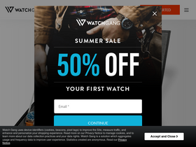 'watchgang.com' screenshot