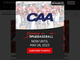 'flobaseball.tv' screenshot