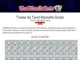 'tarotmarsellagratis.com' screenshot