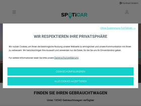 'spoticar.de' screenshot