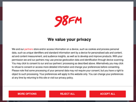 '98fm.com' screenshot